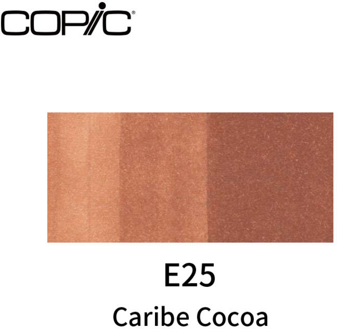 COPIC 酒精性雙頭麥克筆, 茶色系 E25, 1個