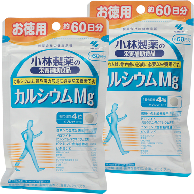 小林 鈣鎂錠, 2個, 240錠