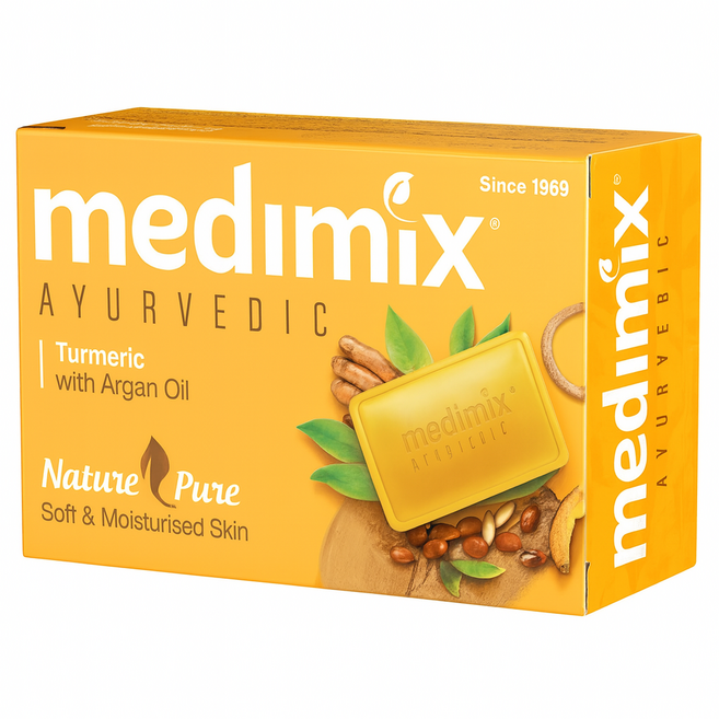medimix 綠寶石皇室藥草浴 美肌皂 薑黃, 1個