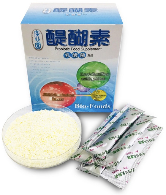 廣心園 乳酸菌顆粒 醍醐素 益生菌 調整體質 促進消化 全家適用, 1個, 60包/盒