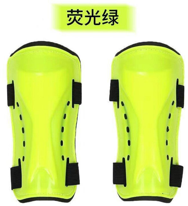 兒童足球護腿板 學生綁帶護板 透氣護小腿護具 足球專業護具 超輕護脛裝備, 1個, 熒光綠 兒童款 ,兒童款 建議5-15歲, 熒光綠