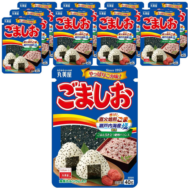 丸美屋 食品工業 香鬆 (飯友) 40g×10個, 10個, 40g