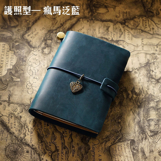 RAYRAYGO 瘋馬皮旅行筆記本,復古記事本