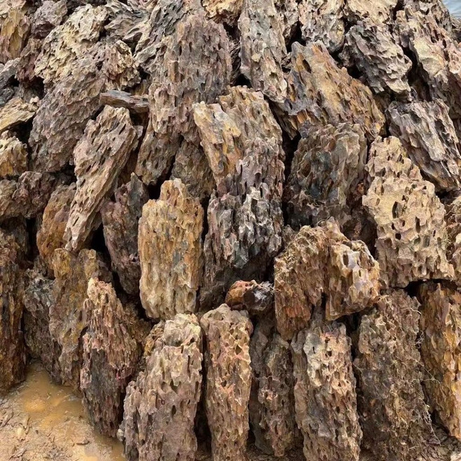 酸洗青龍石 魚缸造景 水族箱裝飾, 1個