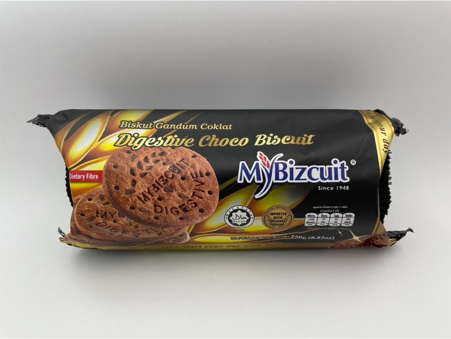 麥比客 經典消化餅, 1個, 限時特賣-消化餅【可可味】250g 全素