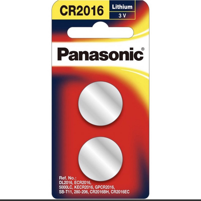 Panasonic國際牌 EVOLTA鈦元素鹼性電池 乾電池 鋰鈕電池 CR-2016, 1個, 2