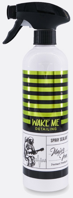 WAKE ME 喚醒-噴霧封體 / 鍍膜維護劑 【湯姆少校】 極致增艷 深邃膜厚感 超潑水 結晶維護 寶傑洗車研製, 1個, 500ml