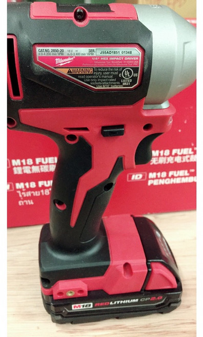 Milwaukee 米沃奇 M18 FUEL 無刷鋰電高轉速衝擊起子機, 1個, 單主機(不含電池),未稅