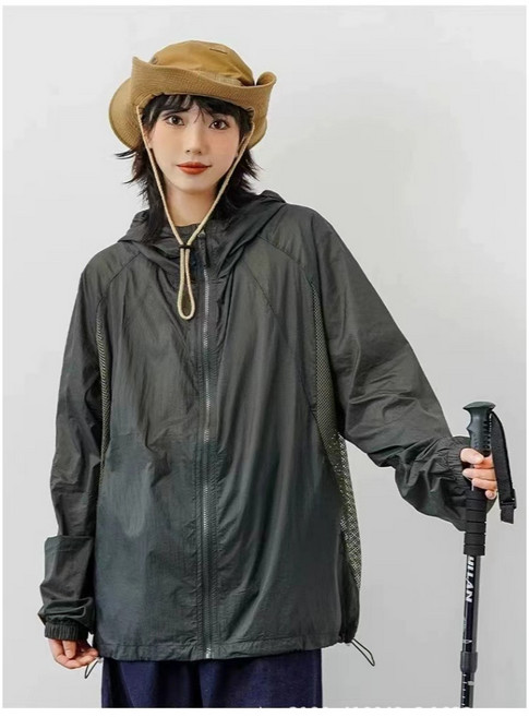 J.Y 山系防曬外套 薄款夏季外套 男女款抗紫外線登山機車外套 透氣網眼