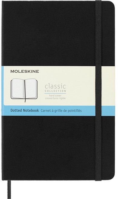 MOLESKINE 經典硬殼點格筆記本, 黑, 1個