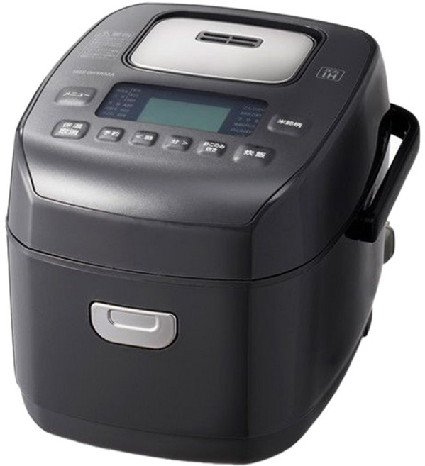 IRIS OHYAMA 愛麗思歐雅瑪 家用電鍋 3人份 RC-PDA30, 黑色, 單一商品