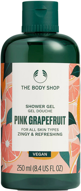 THE BODY SHOP 美體小舖 粉紅葡萄柚活力沐浴膠, 1瓶, 250ml
