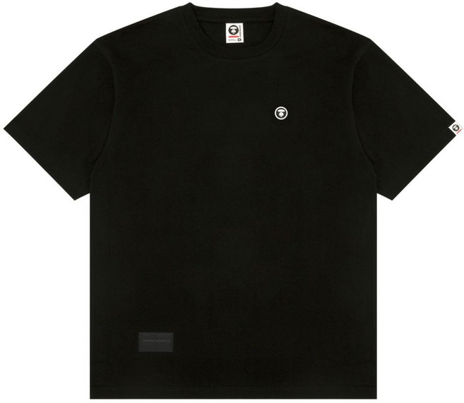 에이프바이베이프 로고 프린트 티셔츠