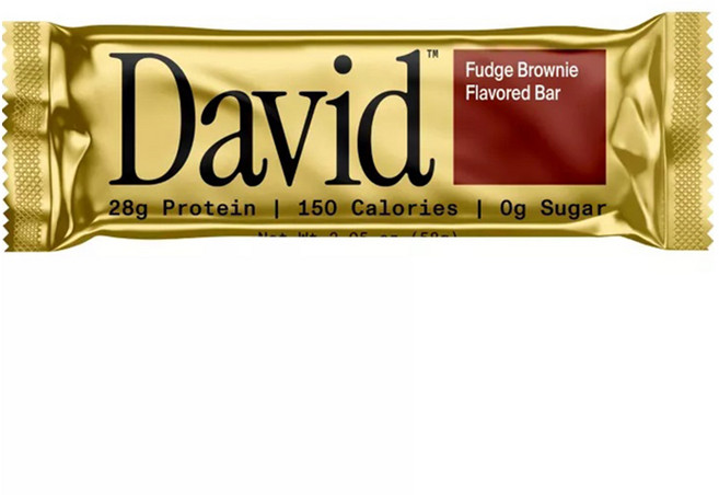 David Protein Fudge布朗尼風味蛋白棒, 12個, 62g