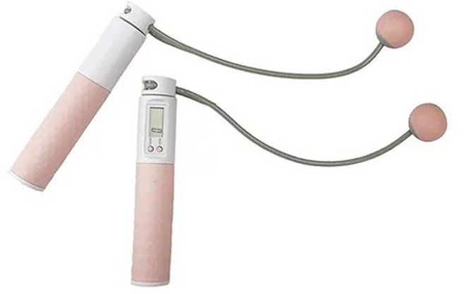 成功 智能電子計數無線跳繩 無繩跳繩 S4610, 粉色, 1個