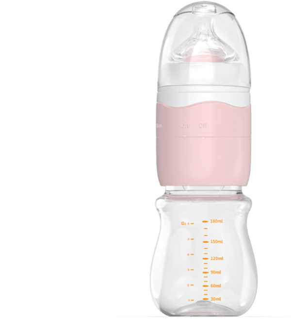 保溫奶瓶加熱器 3秒快泡 37-50度可調溫 液晶觸控, 粉色泡奶器, 1套