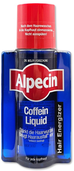 Alpecin 免沖洗養護調理頭皮強健髮根咖啡因頭髮液/藍瓶(男士調理頭皮修護液 頭髮去味沁涼精華液 滋養活絡毛髮 0矽靈全髮質適用), 200ml, 1瓶