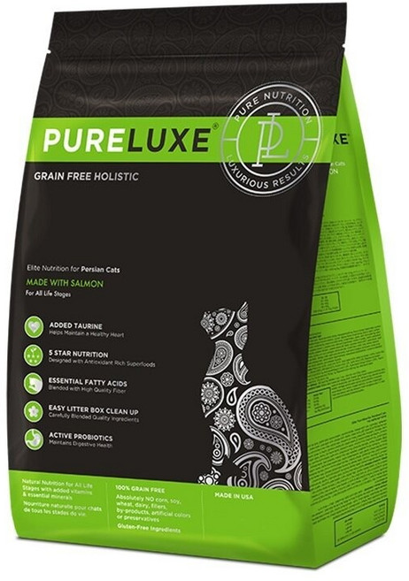 PURELUXE 純華 無穀貓糧 3磅-11磅 - 美國製 貓乾糧 貓主食, 1個, 扁臉貓,11LB(5KG)限宅配