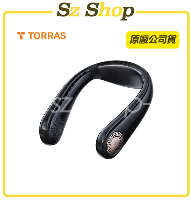 TORRAS COOLiFY Air 頸掛式冷暖空調掛脖風扇, 【2026新版】午夜黑, 午夜黑