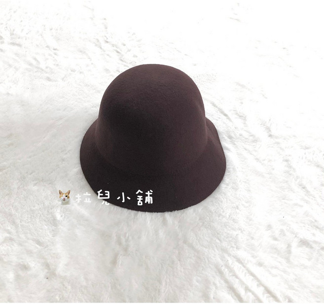 羊毛漁夫帽 鐘型帽