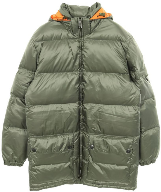 프라다 중고 2000's 로고 장식 다운 재킷