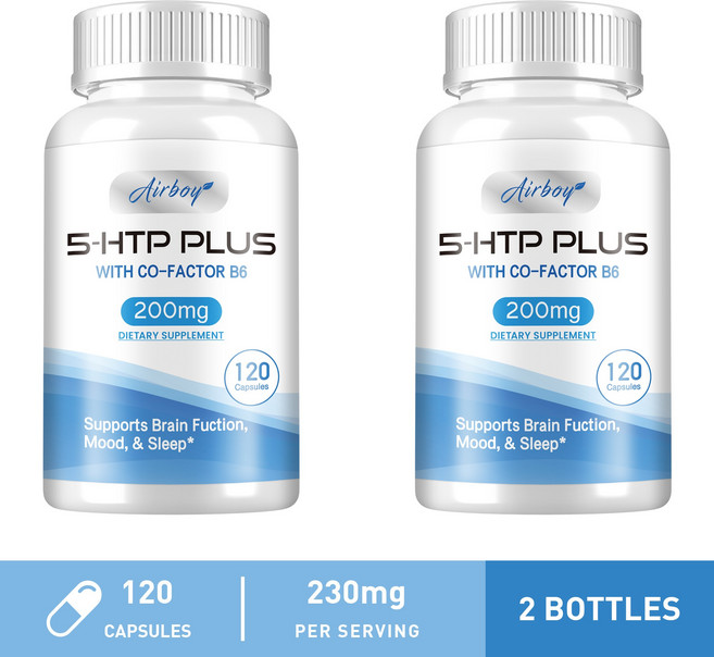 Airboy 5-HTP PLUS 支援腦功能、情緒與睡眠, 240組