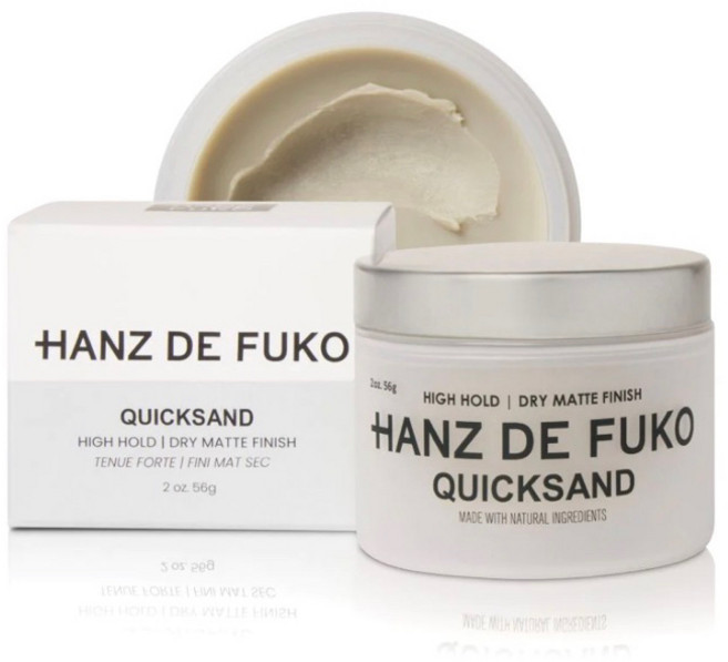 Hanz de Fuko 髮泥 Claymation 無光澤髮泥 乾性髮泥, 1個, 一般瓶 Quicksand -56g