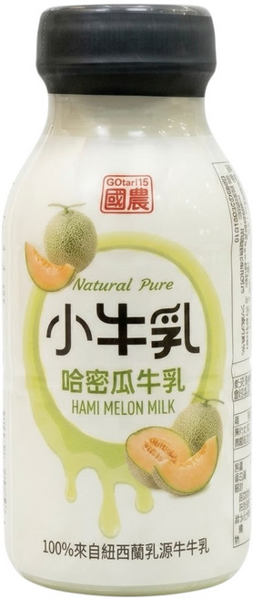 國農小牛乳 - 哈密瓜牛乳, 24個裝, 215ml
