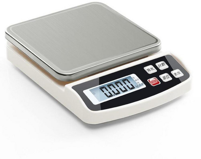 家用電子秤小型400A, 1個, 400a充電10kg / 1g 鋼盤