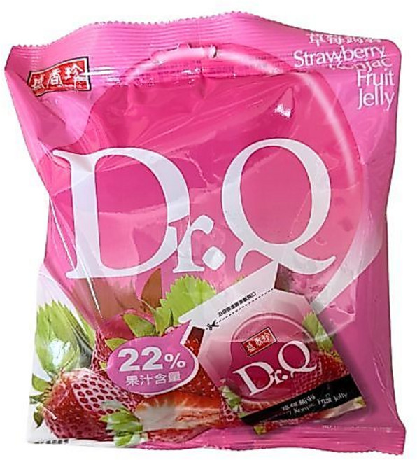 盛香珍 DR.Q 草莓蒟蒻果凍 22% 果汁含量, 1個