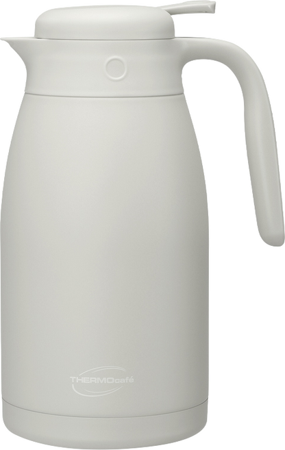 THERMOcafé 保溫瓶 SUS304不銹鋼, 1個, 2000ml, 凝脂灰