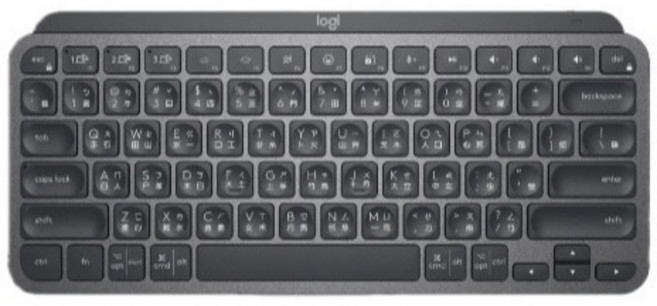 Logitech 羅技 MX Keys Mini 無線藍牙鍵盤 支援Logi Bolt 公司貨附發票, 石墨灰