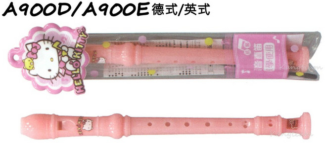Hello Kitty A900D/A900E 德式/英式 抗菌教學高音直笛, 1個, 英式 (支), N/A