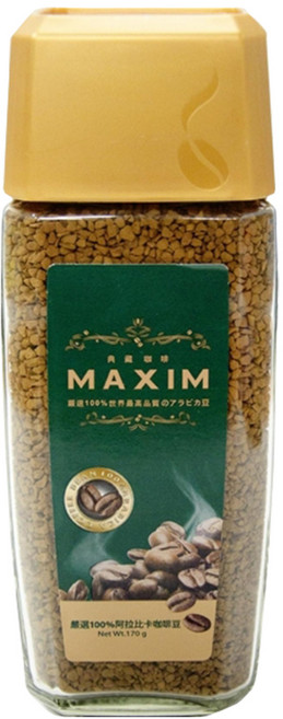【Hothing】Maxwell 麥斯威爾 典藏咖啡 罐裝 玻璃罐, 170g, 1個
