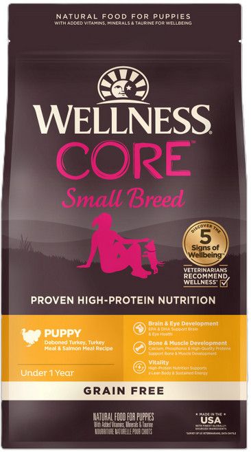 Wellness CORE 小型幼犬無穀物配方, 1.8kg, 1個, 混合口味