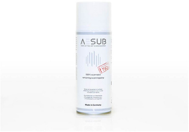 AESUB White 3D掃描噴粉 顯像劑_可水洗, 1罐, 1罐