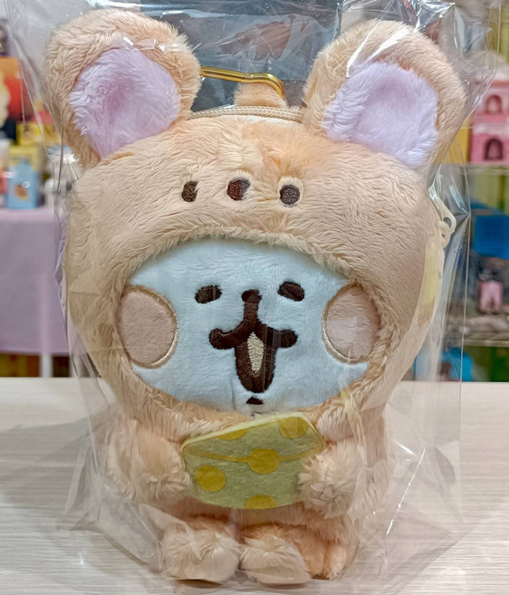 老鼠造型絨毛零錢包 可愛造型