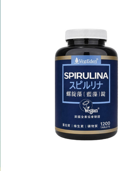 VegEden 藍藻錠 螺旋藻, 1罐, 1罐, 1200錠