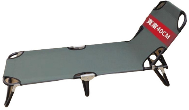 折疊床 簡易午休床 兒童款 靠背可調 130*40cm, 兒童款小圓管130*40cm寬 - 靠背可調