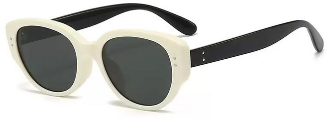 貓眼太陽眼鏡 TR90鏡框 高清偏光鏡片 防曬抗UV, 1個
