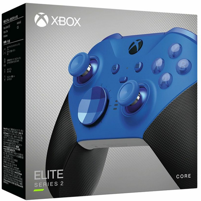 XBOX Elite 無線控制器 2代 輕裝版 支援電腦 手機, 藍x黑, 1個