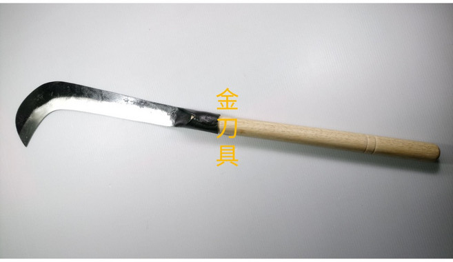 金刀具#C017 鐵店出品 砍竹刀 草割仔 農用 園藝, 1個, 草格刀+1尺一般木柄
