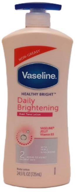 Vaseline 凡士林 淨白透亮身體乳液 (600ml/725ml), 725ml, 1瓶