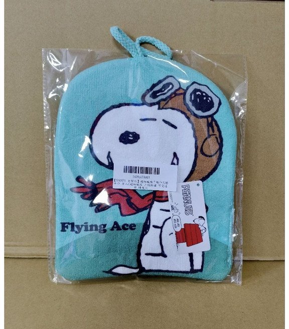 正版 SNOOPY 史奴比 超細纖維印花擦手巾, 1個, 圖案1