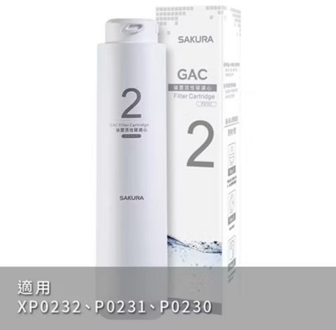 SAKURA 櫻花 RO 淨水器專用濾心 一年份 適用 P0230A/P0231/P0261/P0262, 1個, F0151濾心一支, F0151