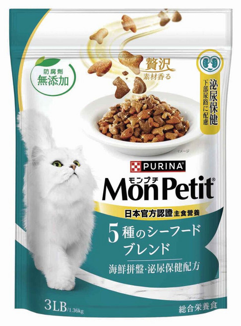 貓倍麗成貓乾糧 海鮮拼盤泌尿保健, 600g, 1個, no this value