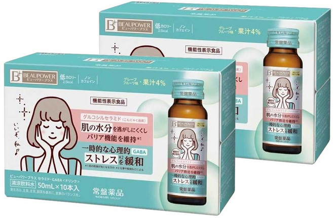 Beaupower 葡萄糖神經醯胺GABA隨身飲 50ml, 2盒, 10瓶