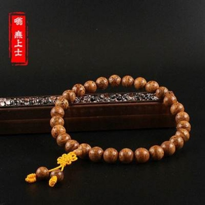 木珠手鍊 佛教咒語, 麒麟眼菩提子龍眼菩提佛珠手串天然修法護身吉祥佛珠提珠結緣, 1個