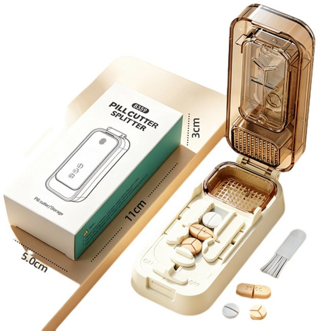 多功能切藥器/磨藥器 便攜分割器, 1個