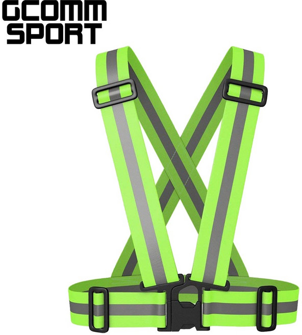 GCOMM SPORT 多用途運動高反光安全背心, 1個